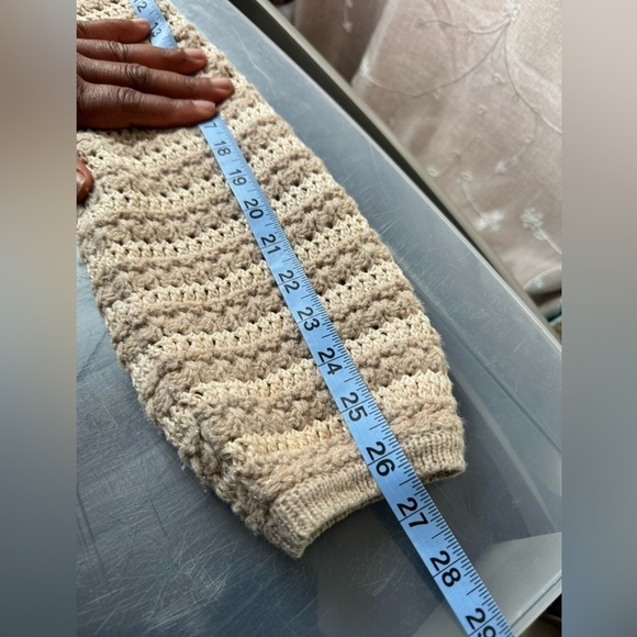 Anthropologie sleeping on snow brown sweater tie front size XS cardigan - Picture 9 of 12